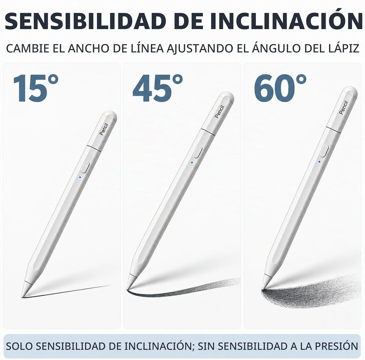 NexaNoble - Lápiz óptico para iPad 2018-2026, rechazo de palma y se...