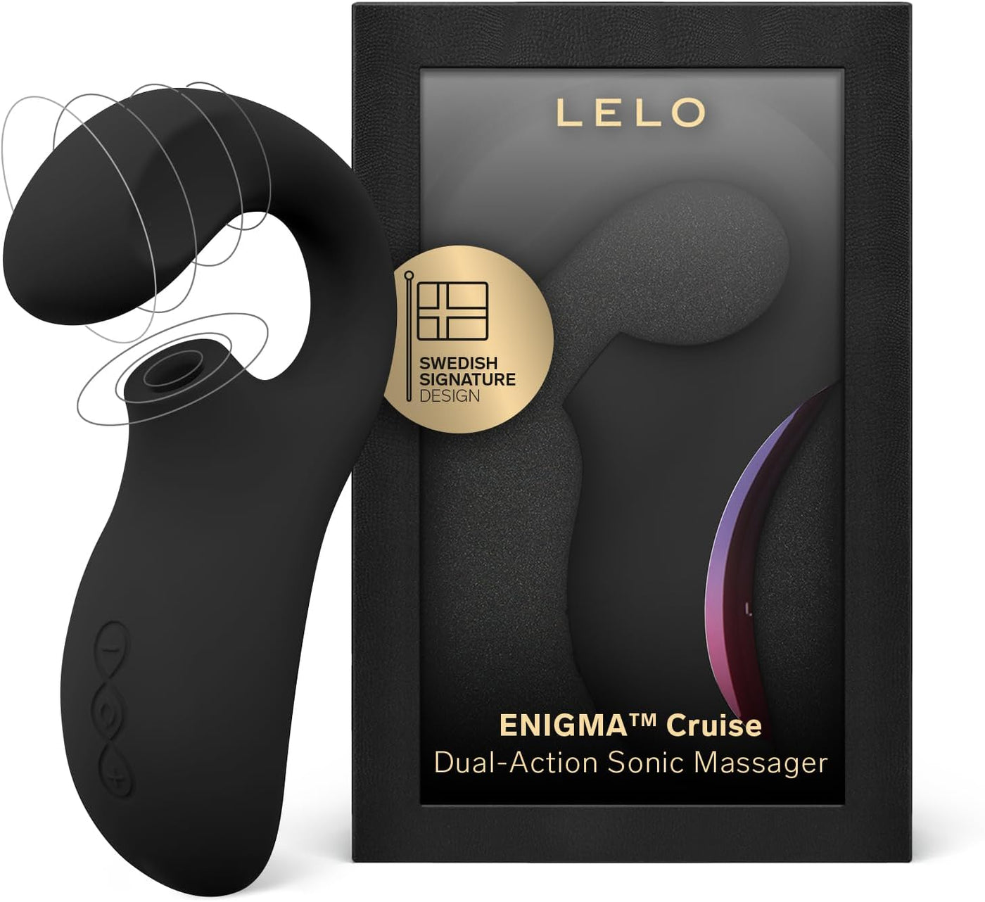 LELO Enigma Cruise - Doble Stim. Vibrador, punto G y juguete de clí...