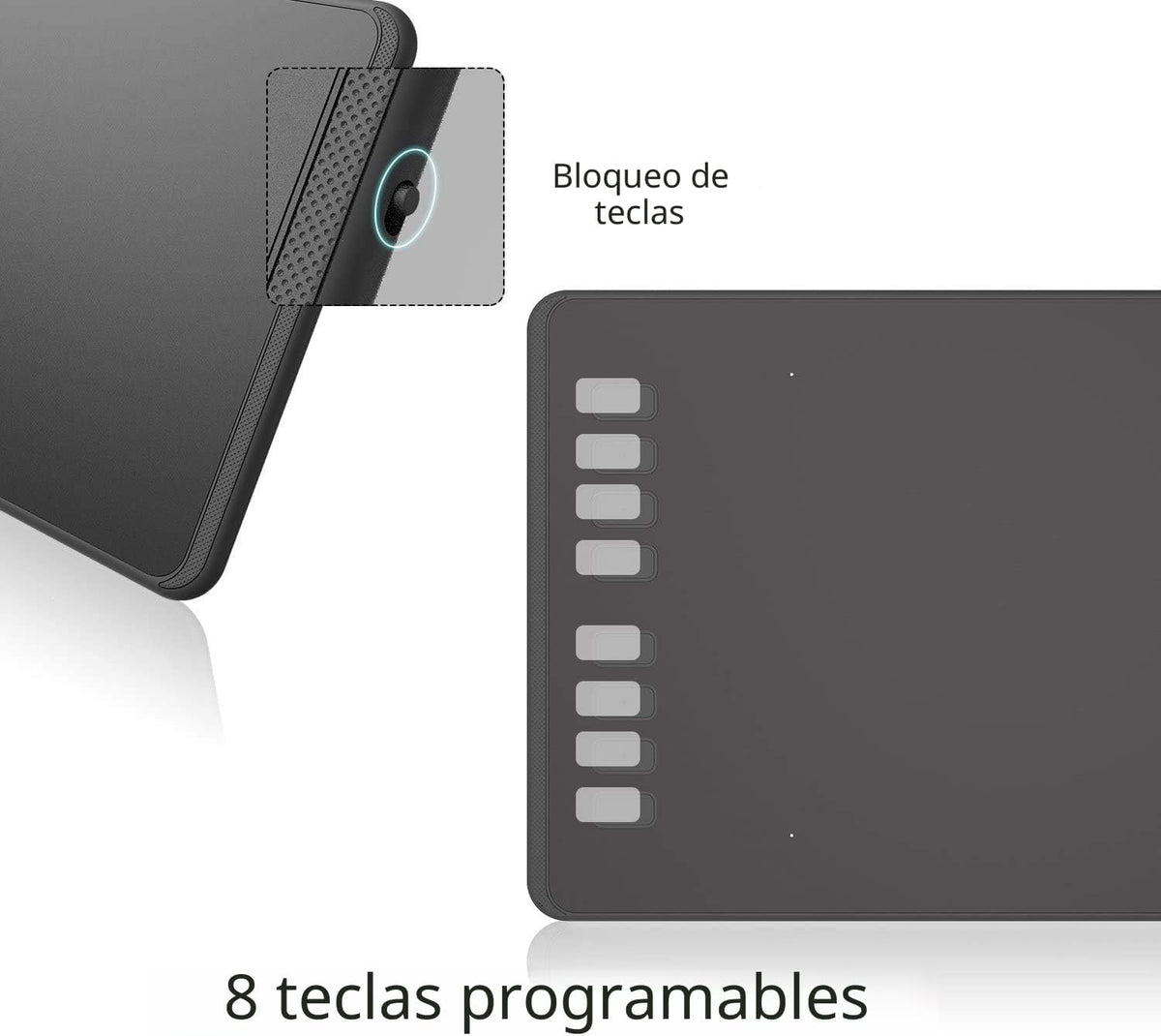 HUION Inspiroy H950P Tableta de dibujo de 8x5 pulgadas 8192 Presión...