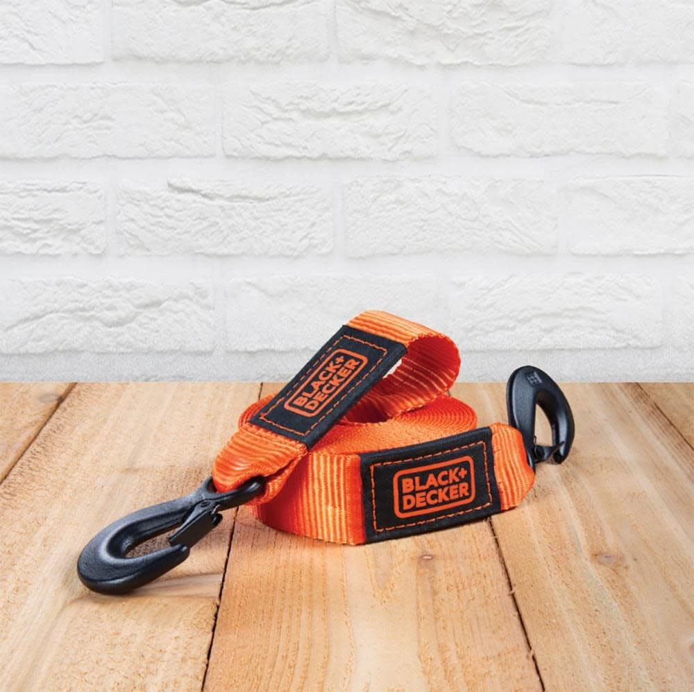 BLACK+DECKER BD1002 Correa de remolque negro\/naranja de 2 pulgadas...