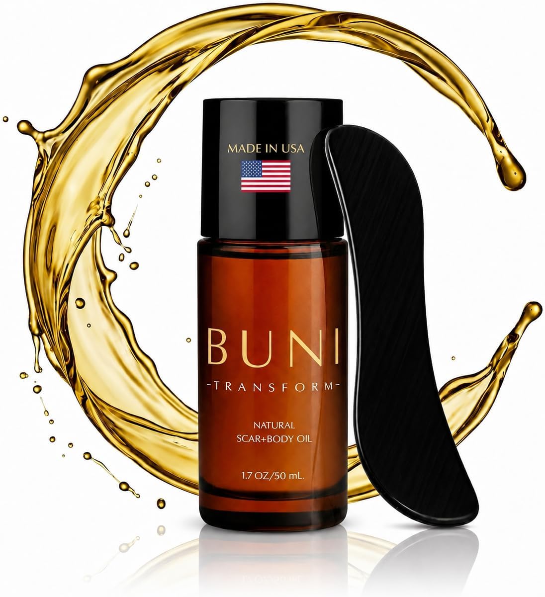 BUNI - Aceite de cicatriz prémium con Gua Sha \u2013 Aceite corpora...