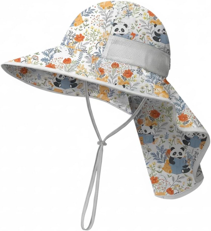 WINTOJO Sombrero de sol para niños pequeños, sombrero de pescador U...