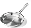 COOKER KING Sartén de acero inoxidable de 10 pulgadas, sartén, sart...