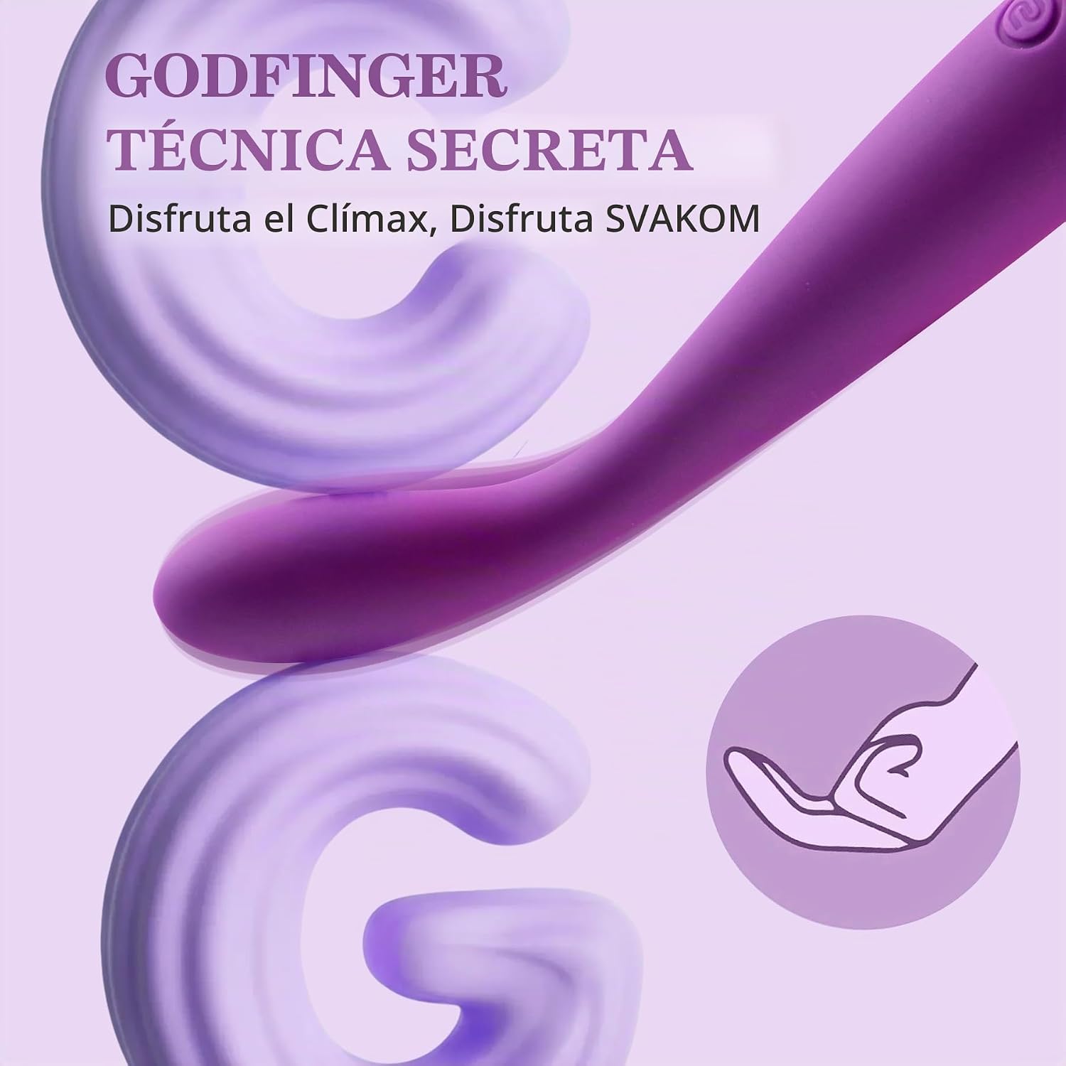 SVAKOM COCO Vibrador Consolador Juguetes Sexuales Con Forma De Dedo...