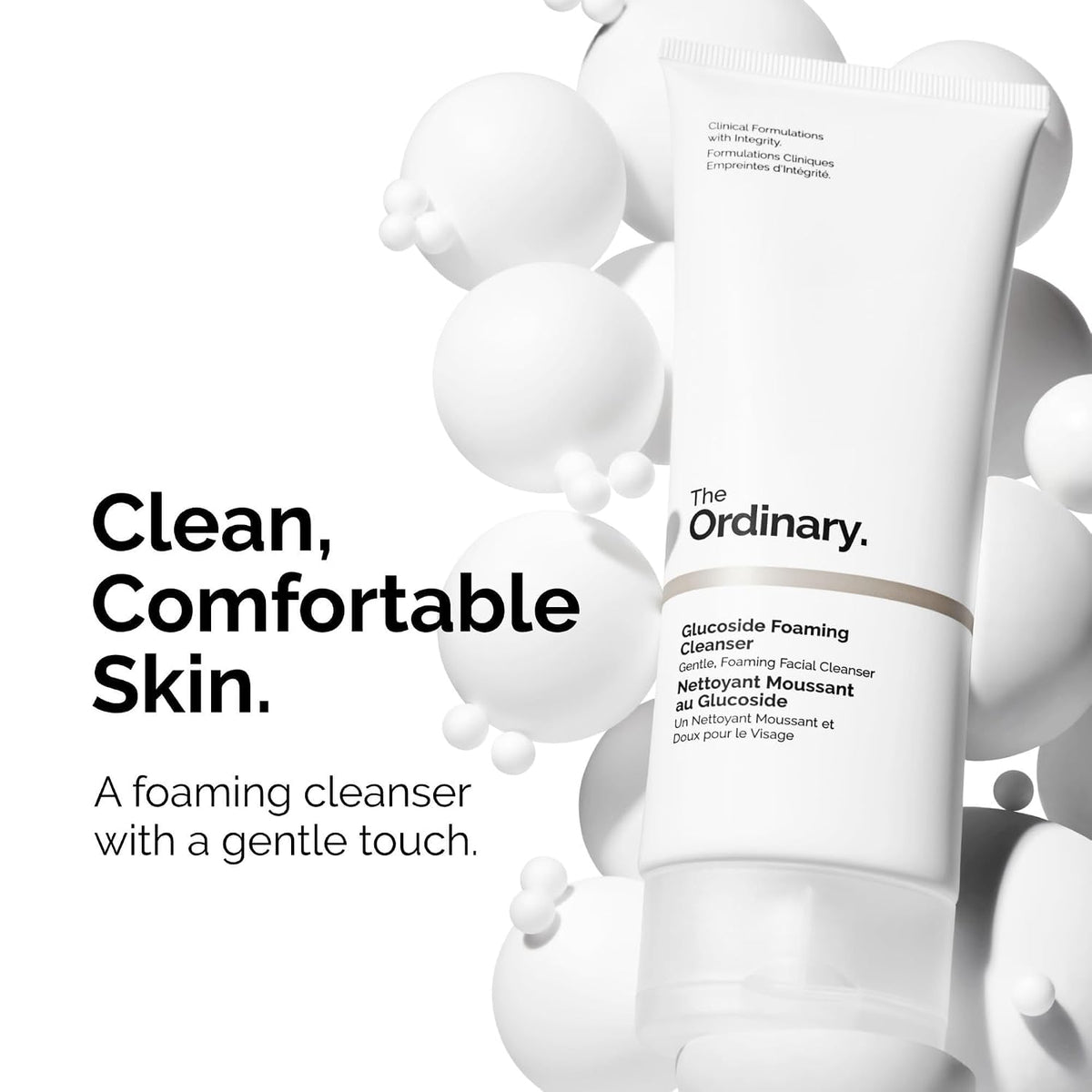 The Ordinary Limpiador espumoso de glucósido, lavado facial suave p...