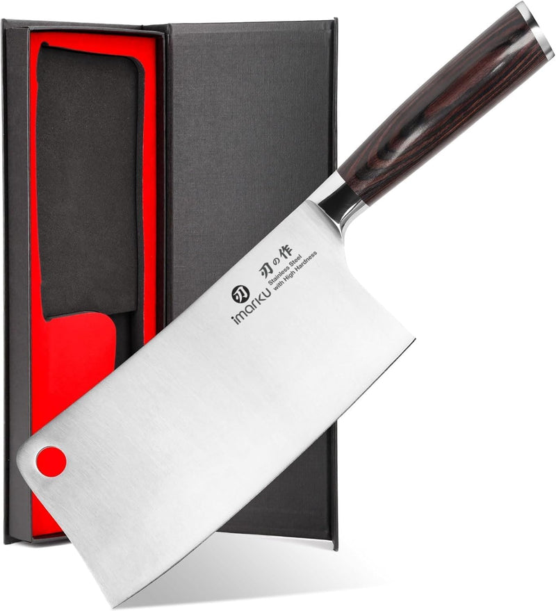 Cuchillo picador Imarku, de 7 pulgadas, hecho de acero inoxidable,...