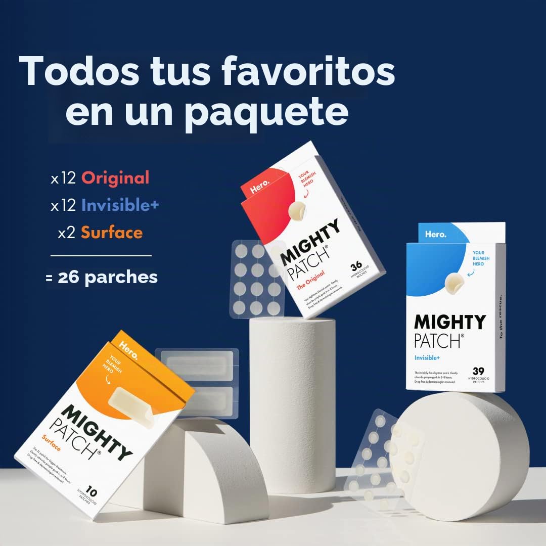 Mighty Patch™ Paquete variado de Hero Cosmetics \u2013 Parches hidr...