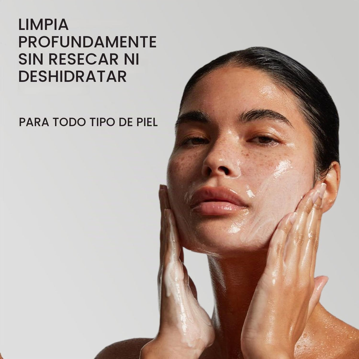 OUAI Limpiador Facial Detox - Limpiador Facial de Limpieza Profunda...