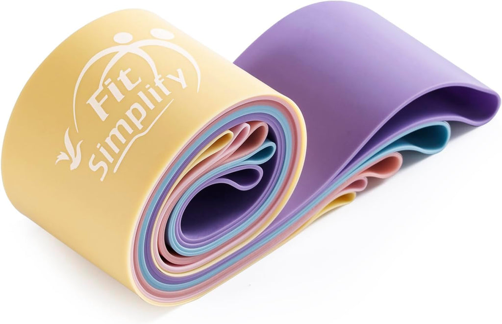Bandas de ejercicios de bucle de resistencia de Fit Simplify con gu...