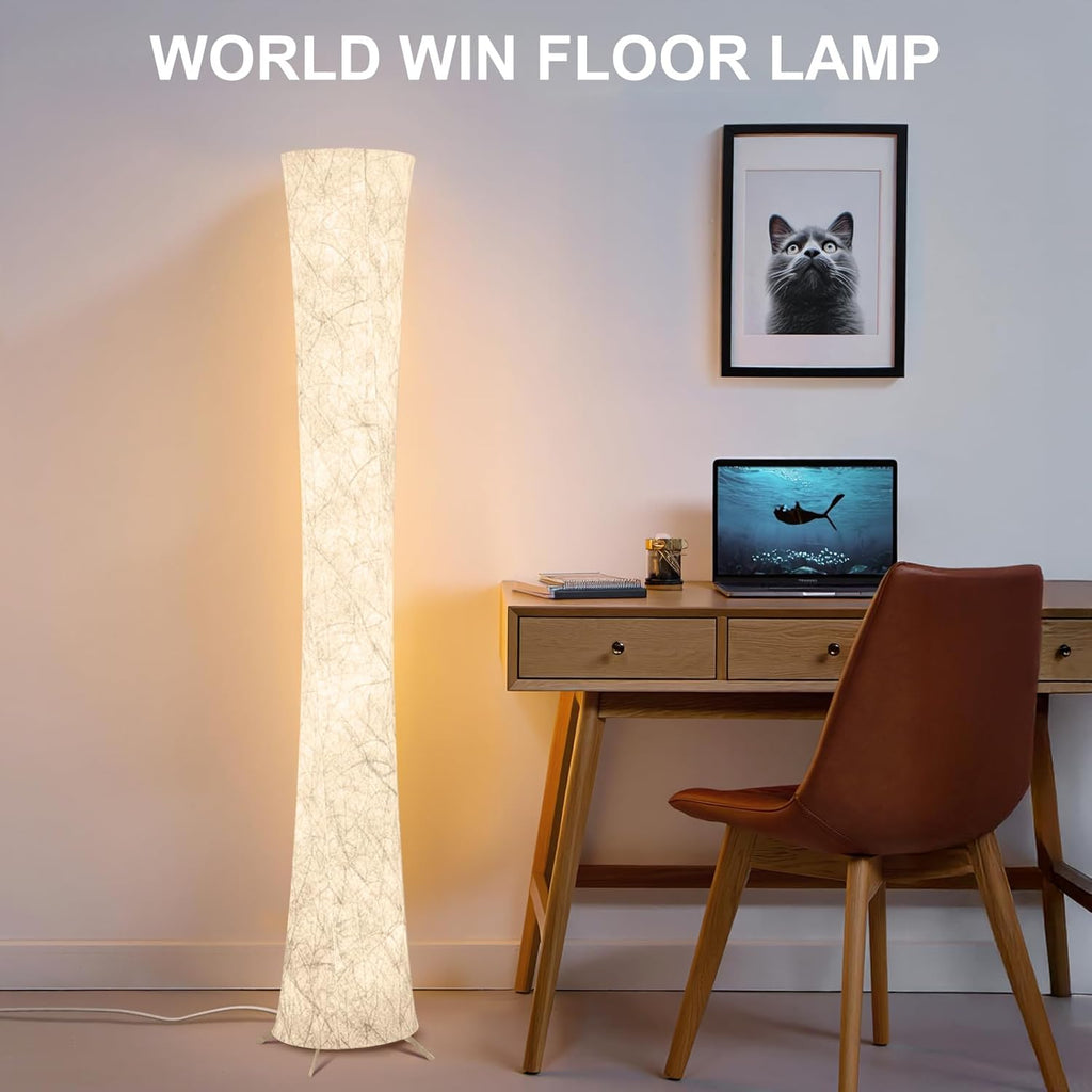 WORLD WIN Lámpara de pie, lámpara de esquina LED RGB inteligente de...