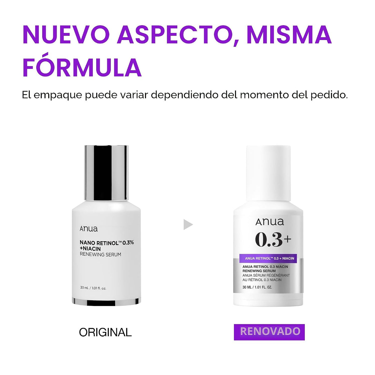 Suero Anua Retinol para una textura suave y renovada, 1.01 fl oz |...