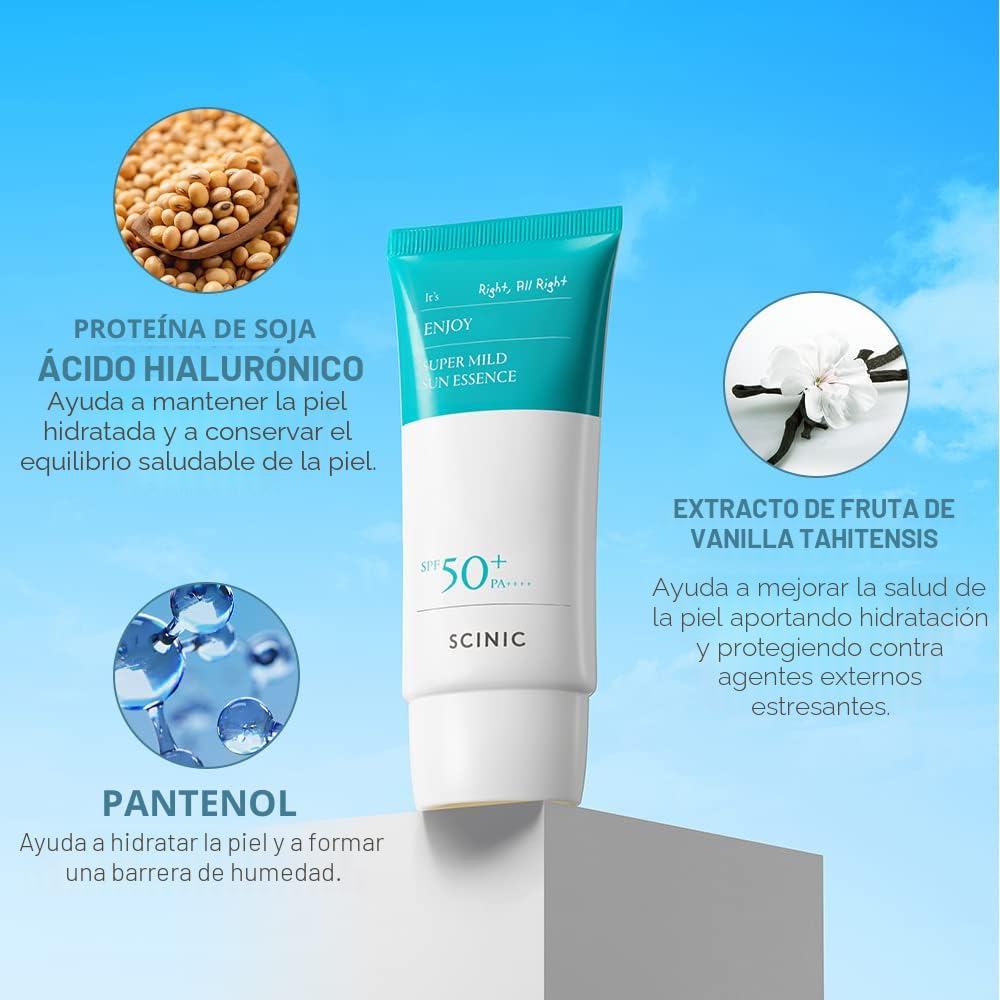 SCINIC Enjoy Super Mild Sun Essence 2 Set SPF50+ PA++++ 1.69 fl oz...