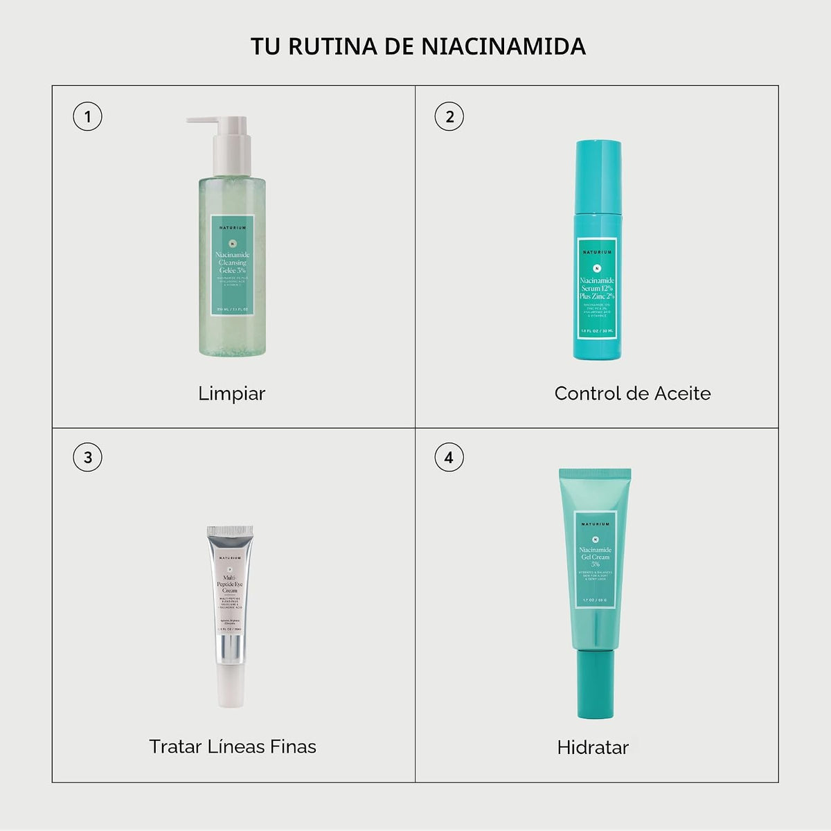 Gelée Limpiador de Niacinamida Naturium 3% Plus Ácido Hialurónico y...
