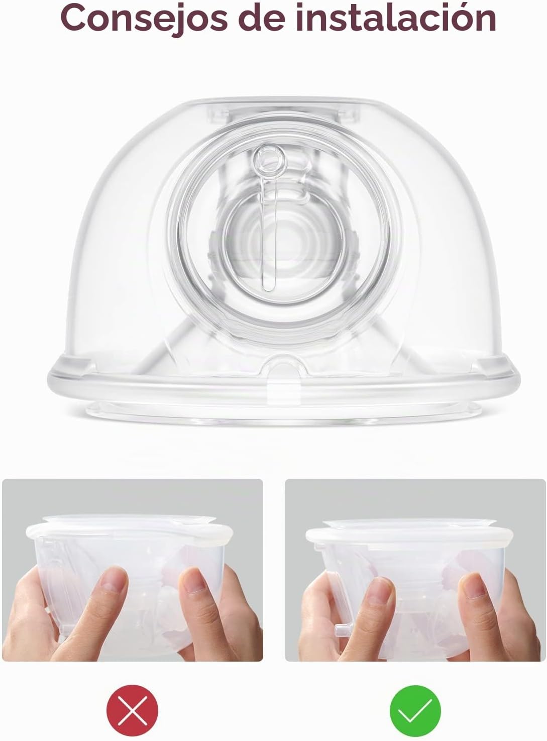 Accesorios de repuesto Momcozy S9\/S12 Pro, colector de juego compl...
