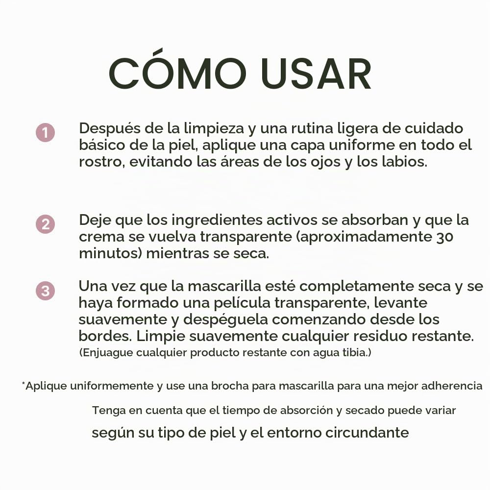 mixsoon Máscara de vidrio de colágeno para la piel, hidratante y re...