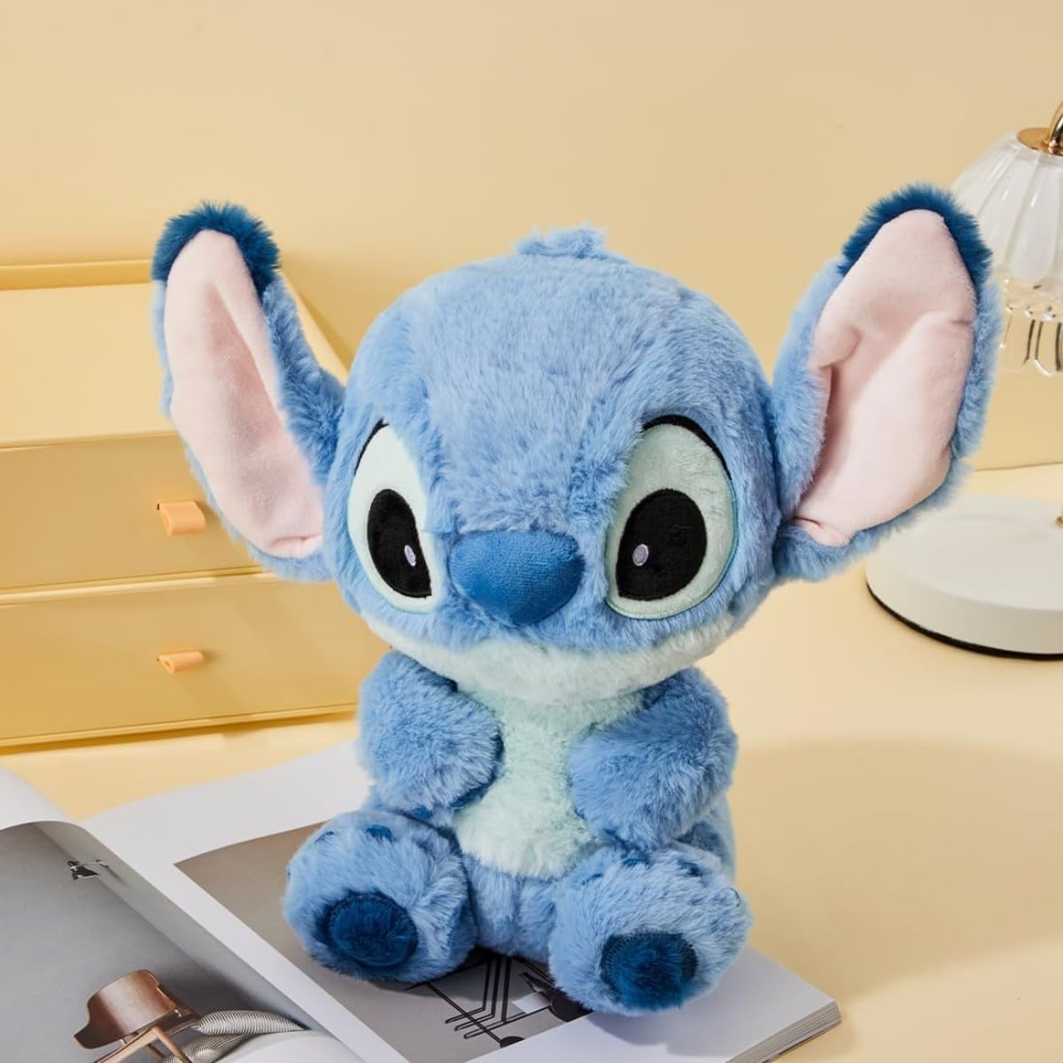 MINISO Disney Lilo &amp; Stitch - Muñeca de peluche suave de 10 pul...