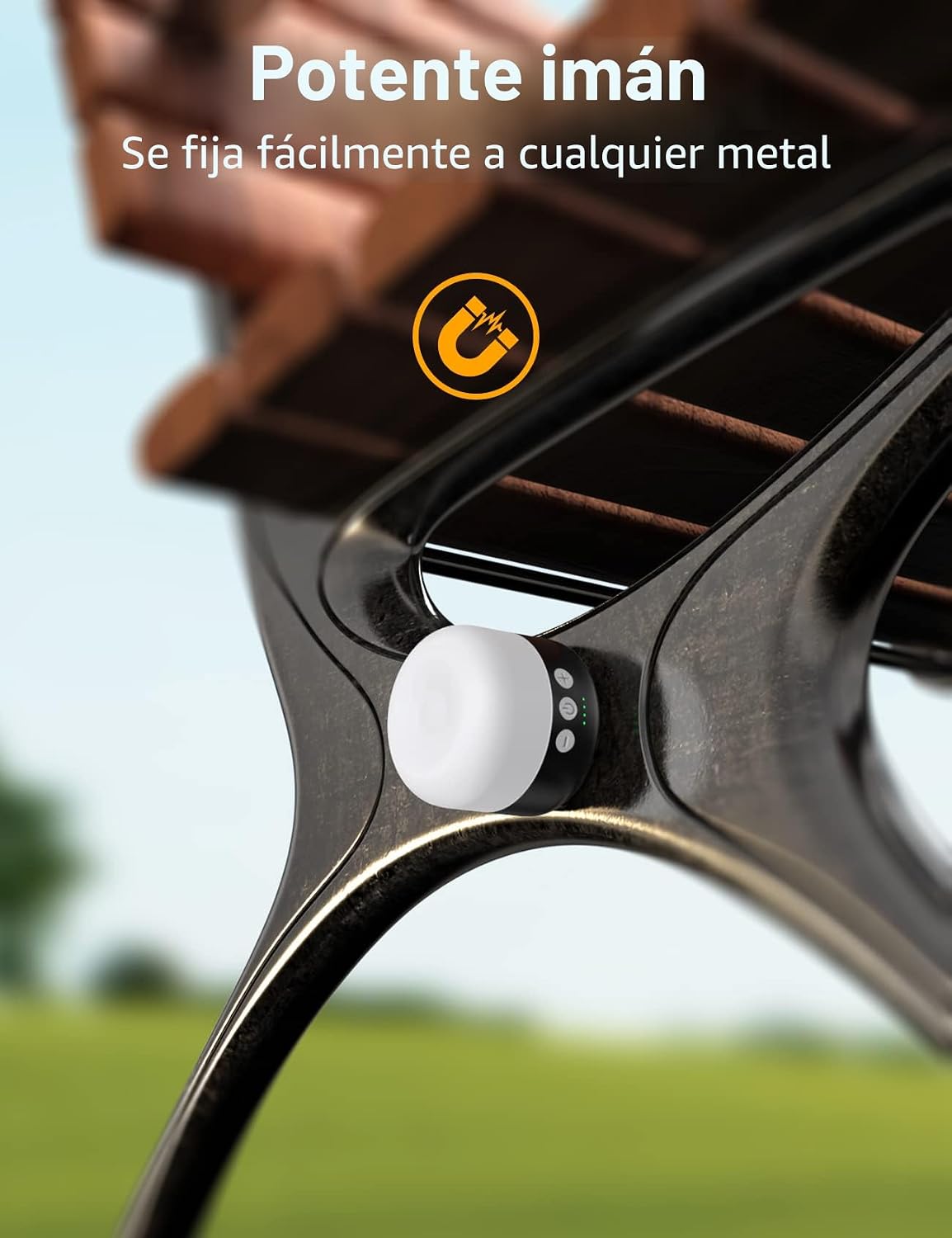 Linterna LED para Campamento Recargable 1000LM, Hasta 300H de Tiemp...