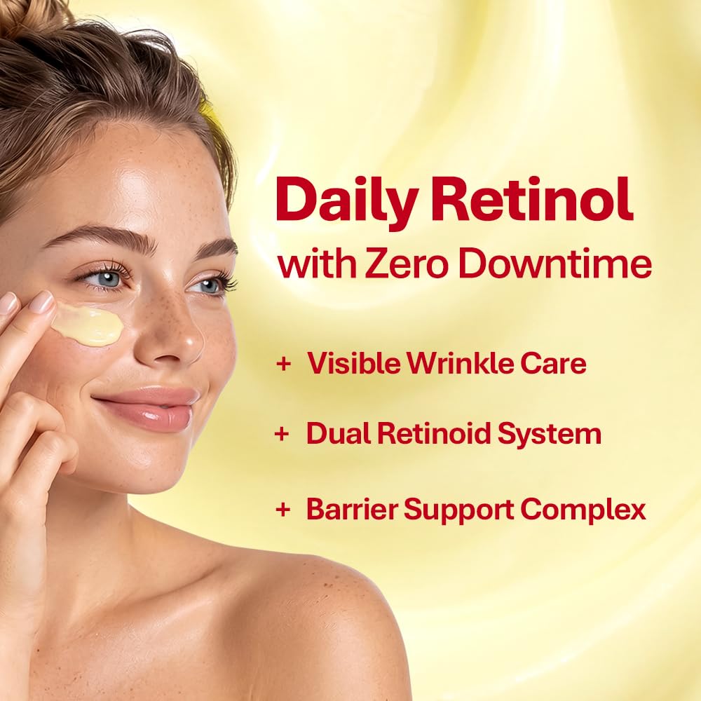 Rothea Crema doble de retinol, antienvejecimiento con retinol + ret...