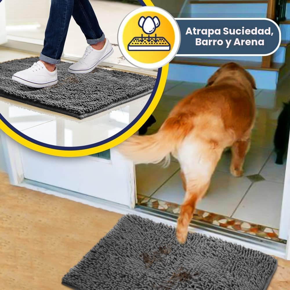 Muddy Mat® - Tapete de microfibra superabsorbente para mascotas, an...