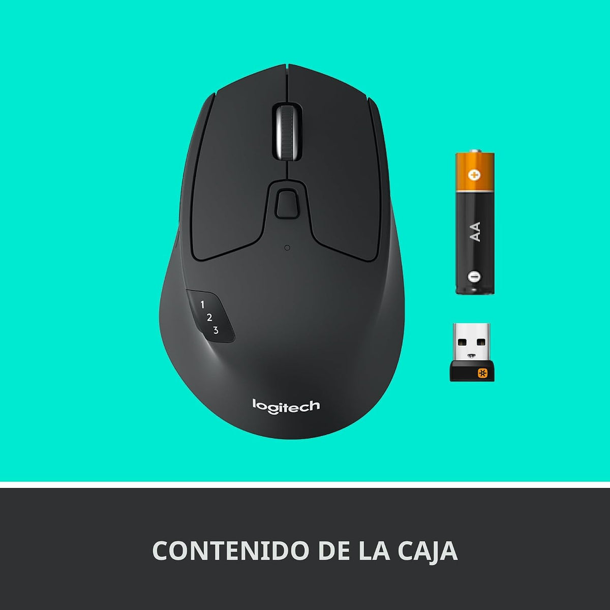 Logitech M720 Triathalon Ratón Inalámbrico De Tamaño Completo | Con...
