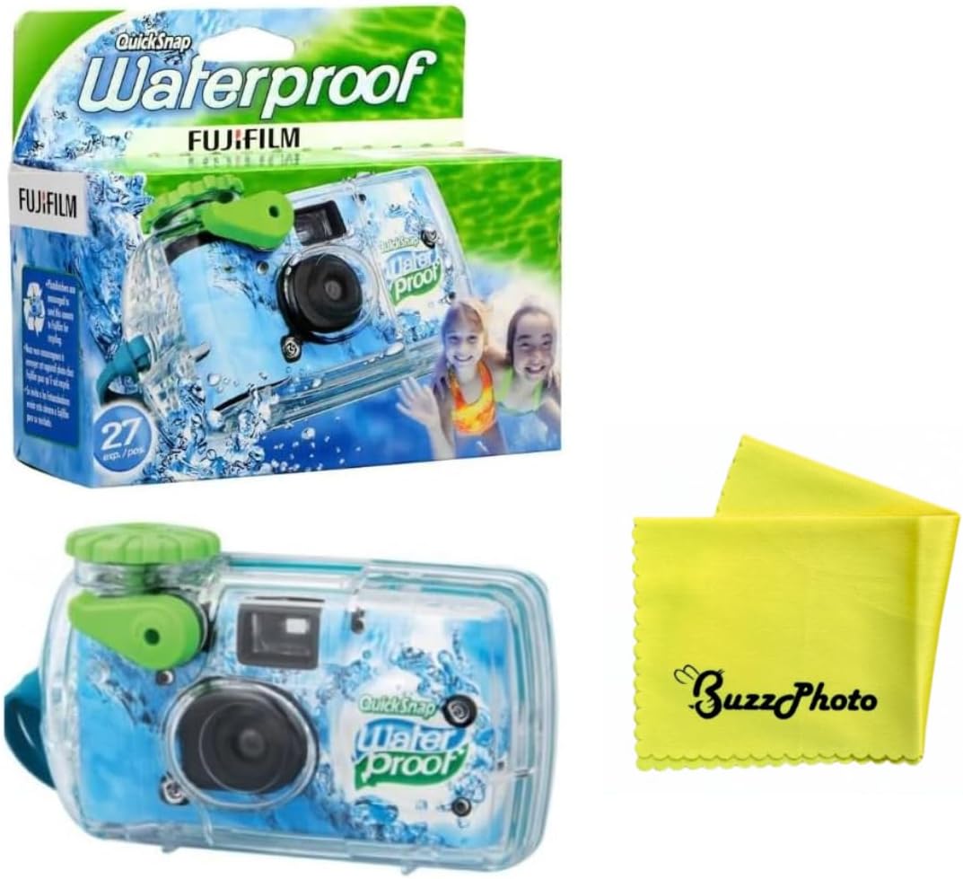 Fujifilm QuickSnap 800 - Cámara desechable impermeable de 1.378 in...