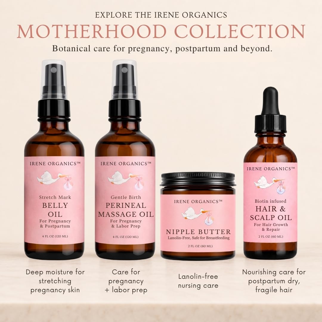 Irene Organics Mantequilla Orgánica para el Vientre para Prevención...