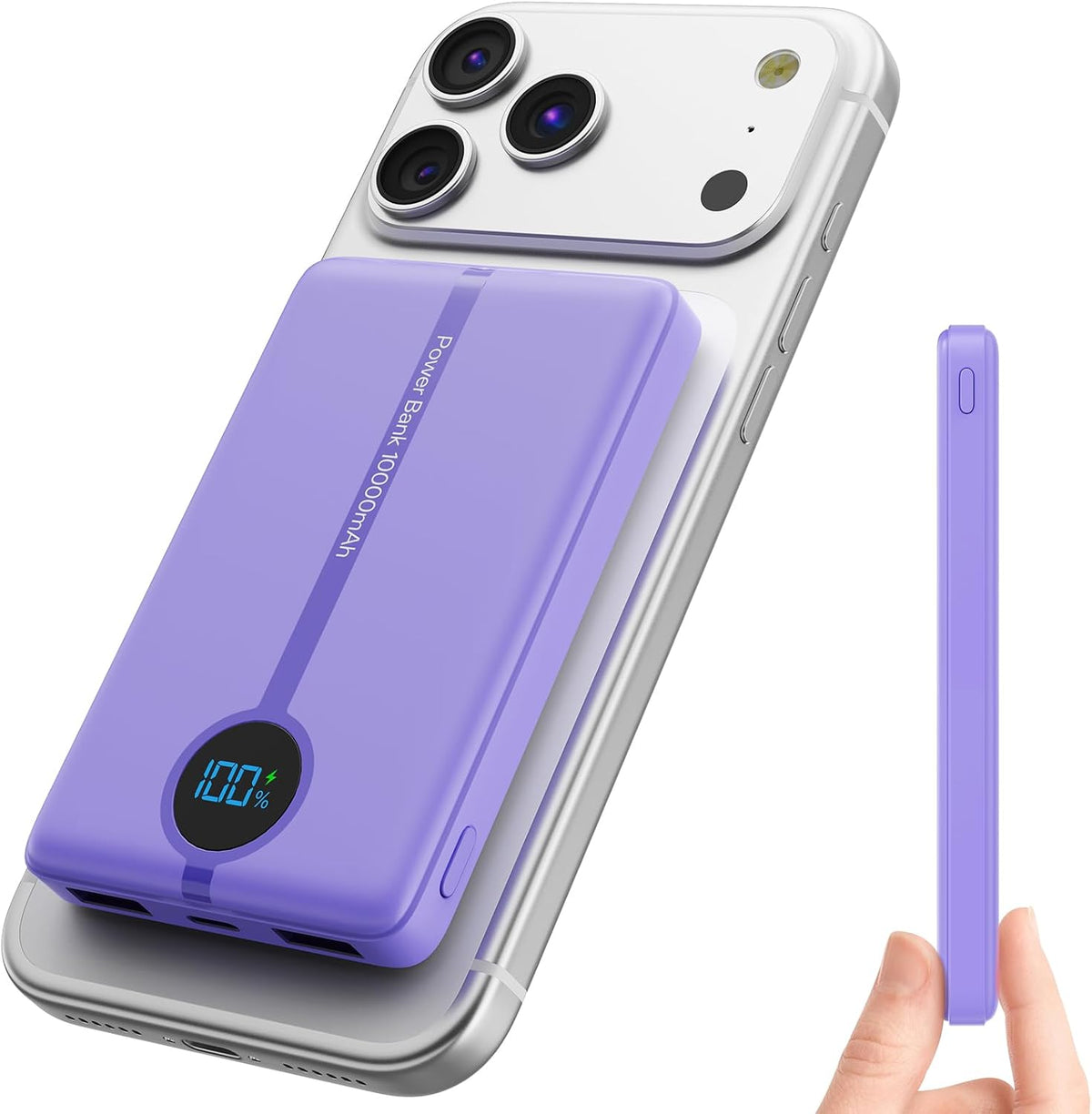 LYAOAO para MagSafe Power Bank 10000mAh, cargador portátil magnétic...