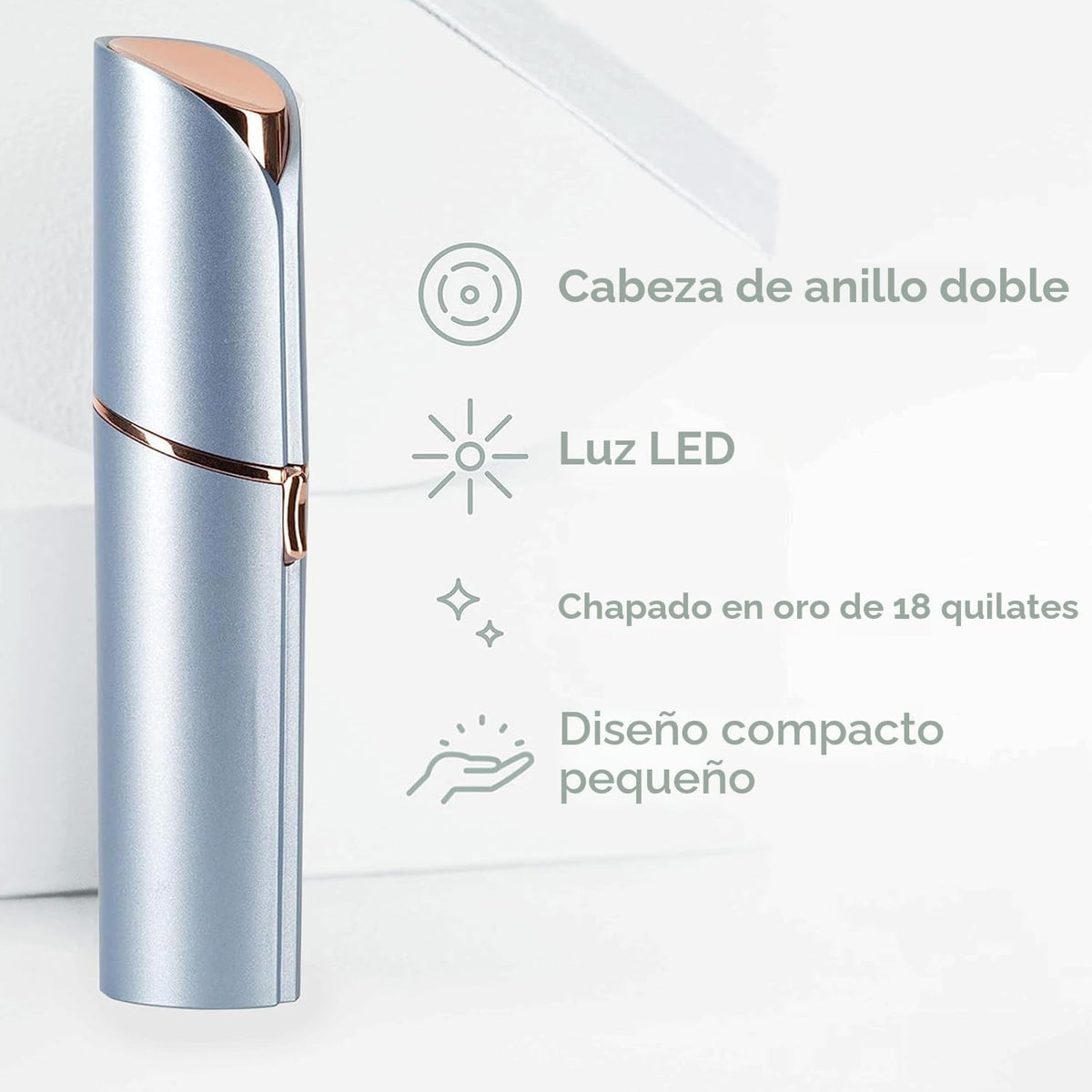 innobeaut Depilación facial eléctrica para mujeres con 3 cabezales...