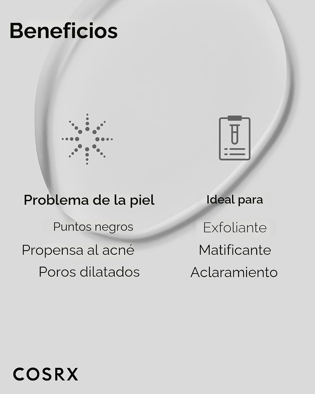Líquido potente Cosrx BHA para puntos negros, 3.38 onzas líquidas |...