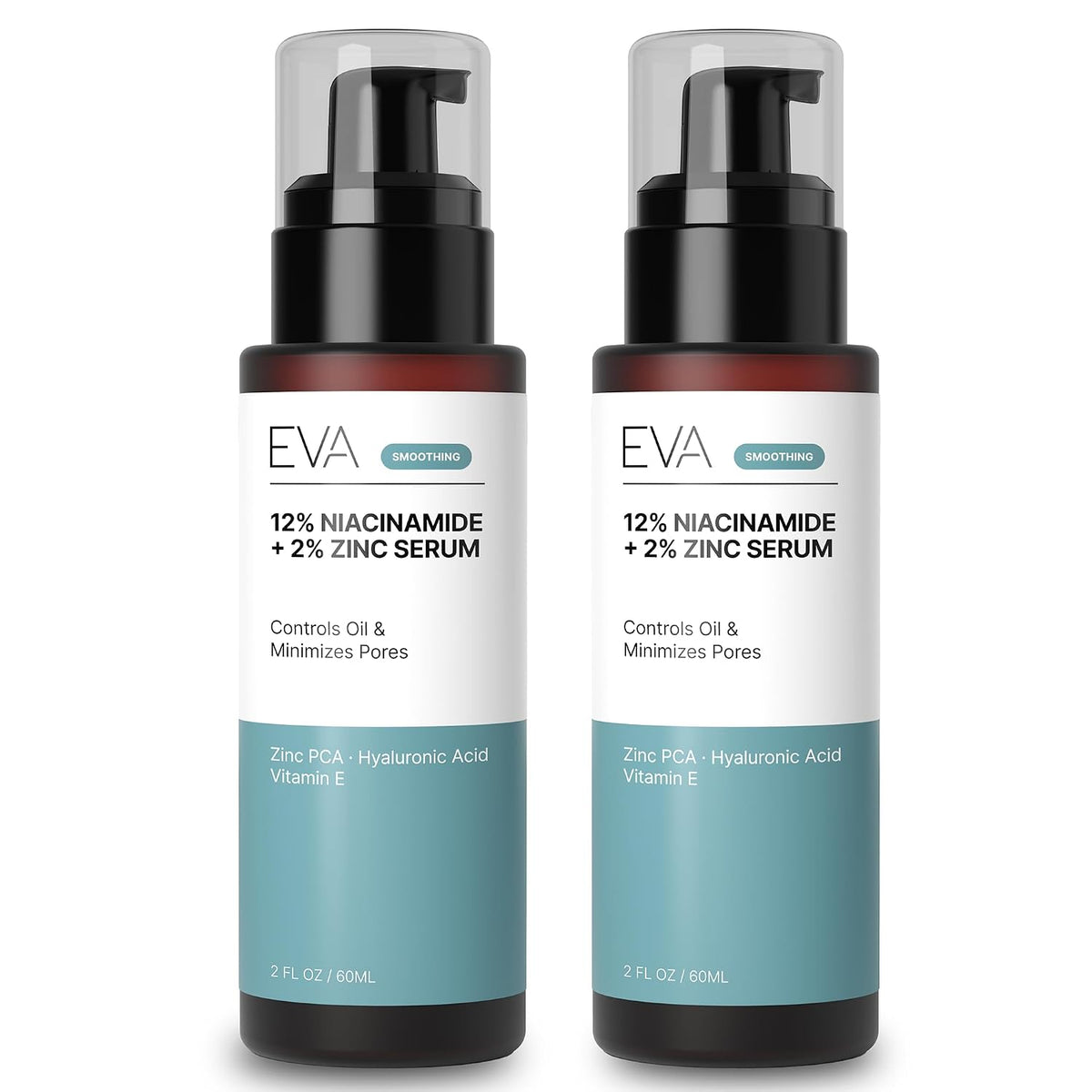 Eva Naturals - Suero de niacinamida 12% + zinc con ácido hialurónic...