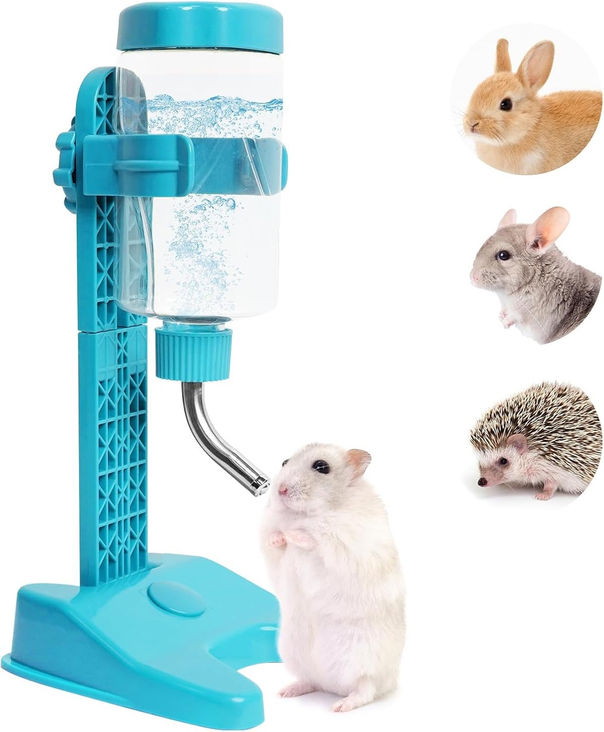 VANNON Dispensador de agua de pie para mascotas, dispensador de bot...