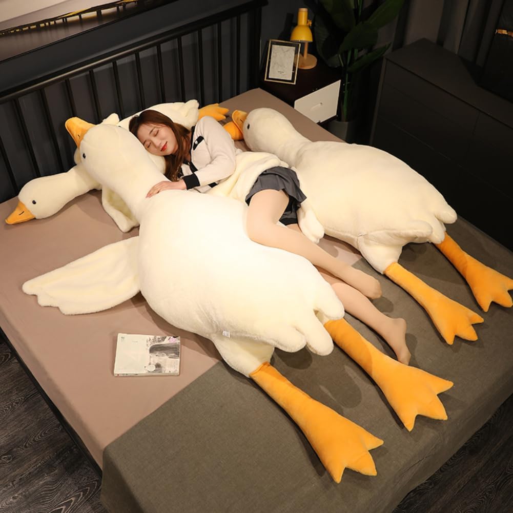 Srutirbo Animal de Peluche Gigante de Ganso, Pato Suave de Peluche...