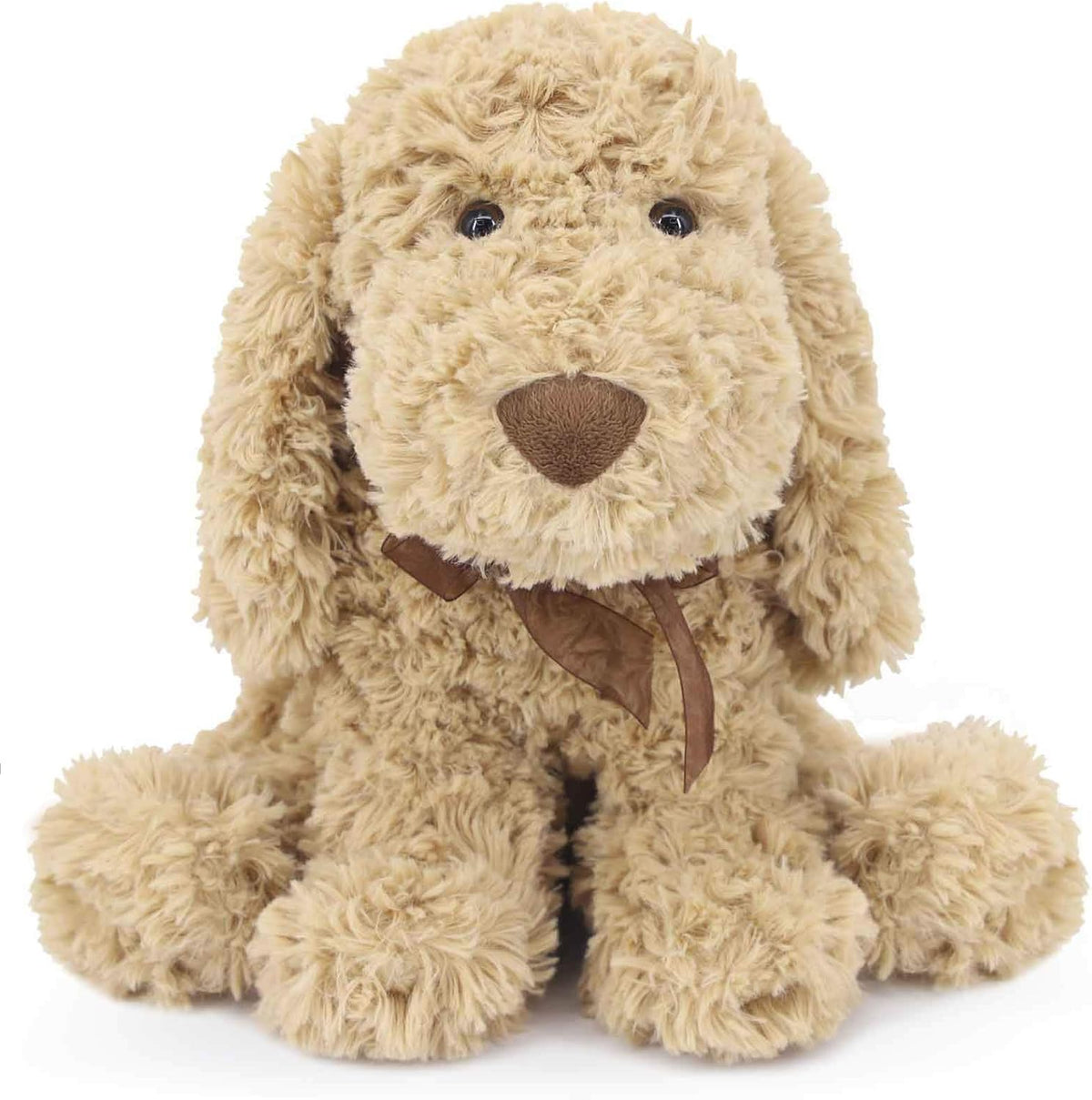 WEIGEDU Poodle Puppy Goldendoodle - Animal de peluche, dorado, 11.8...