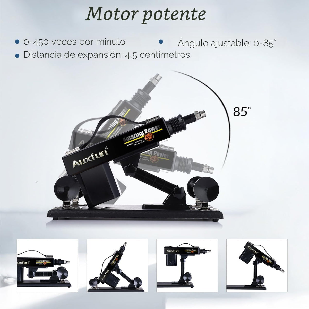 Máquina sexual, AUXFUN máquina automática de consolador con control...