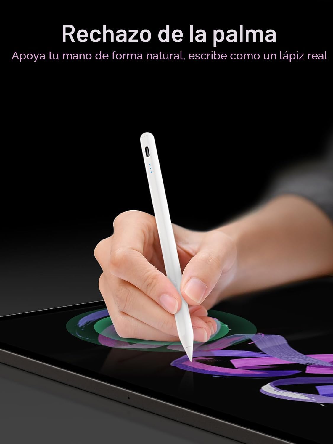 Keepro - Lápiz capacitivo para iPad 2018-2026, deshacer con un solo...