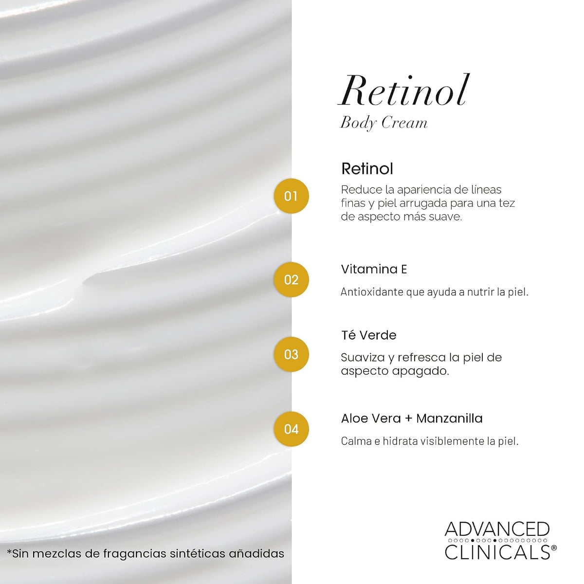 Advanced Clinicals Loción corporal de retinol + suero de retinol 2...