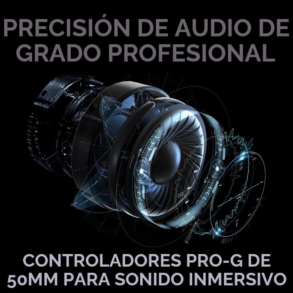 Logitech G Auriculares inalámbricos para juegos PRO X Lightspeed -...