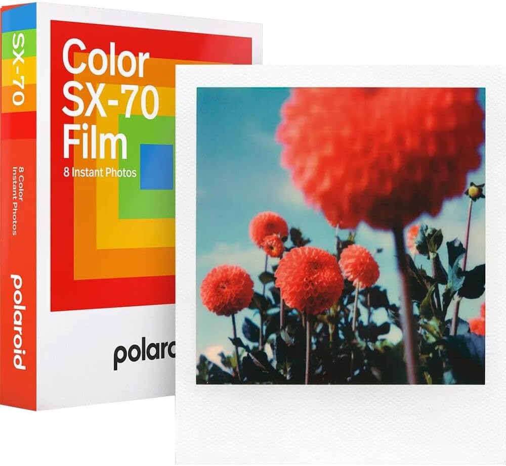 Polaroid Película instantánea brillante Color SX-70 para cámaras Po...