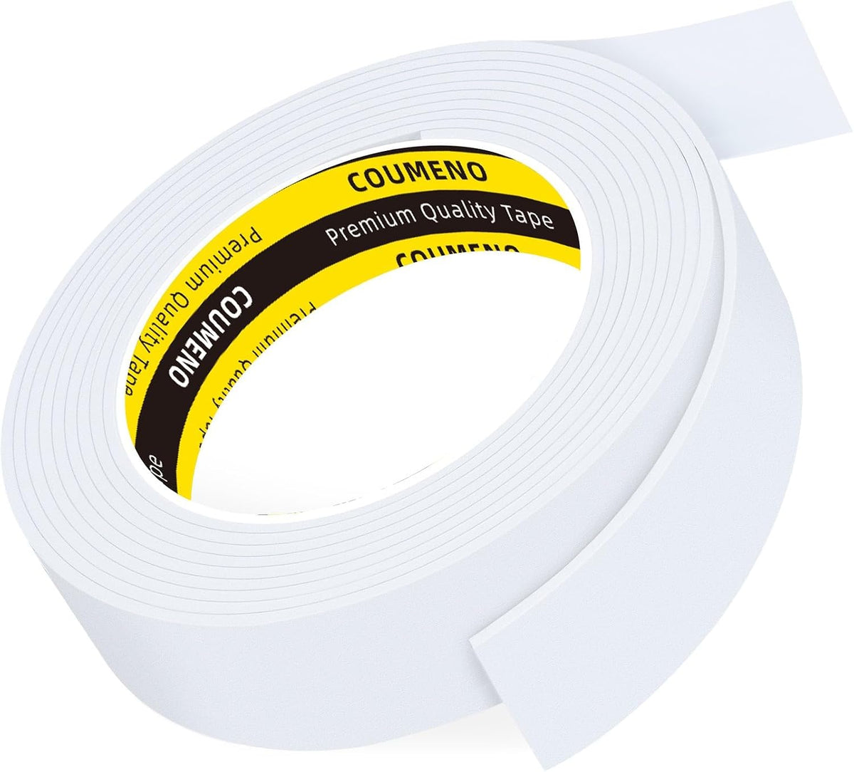 COUMENO Cinta de espuma EVA, sello de ventana de puerta, blanco, 1....