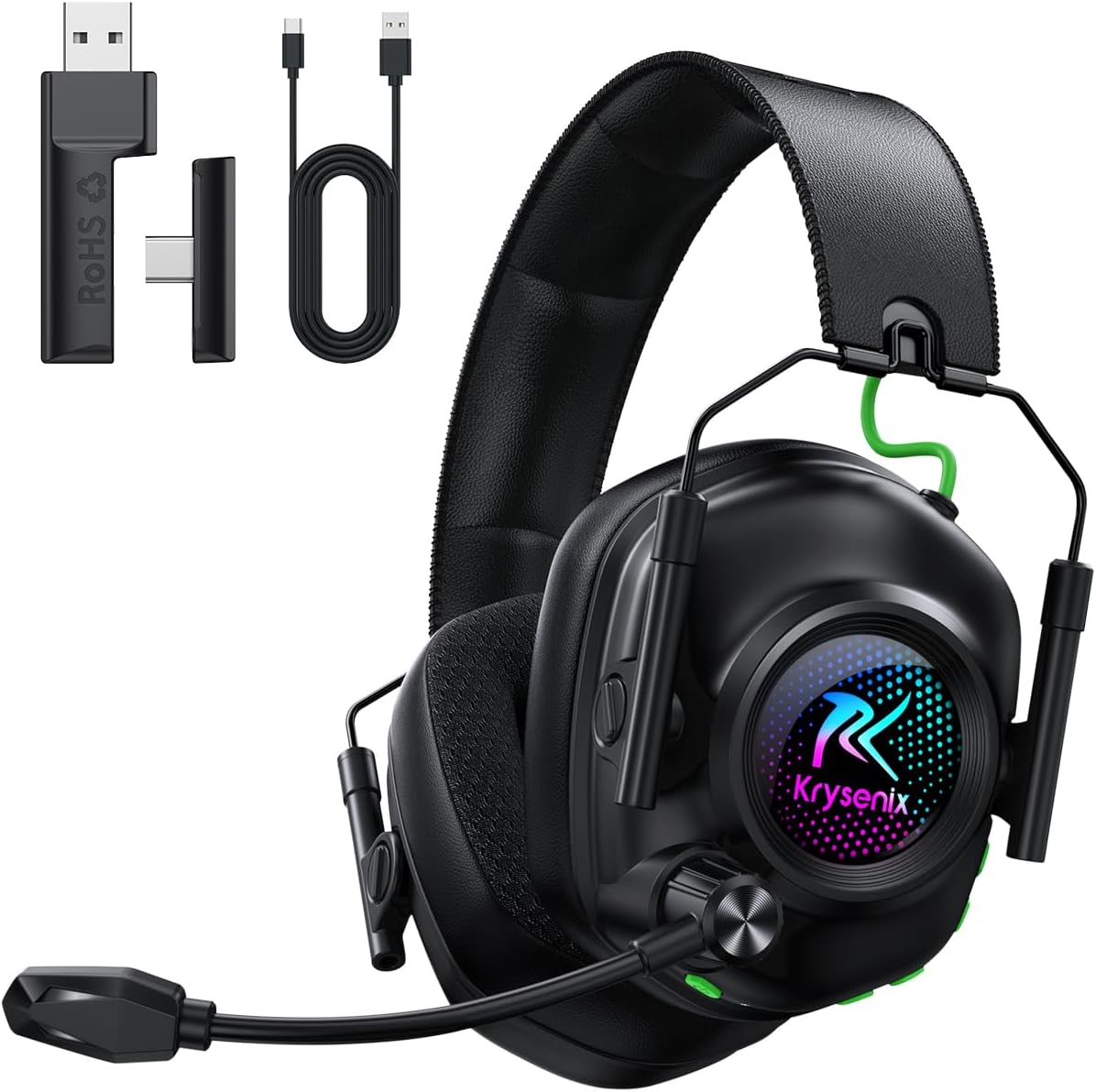 Auriculares inalámbricos para juegos con micrófono para PS5, PS4 y...