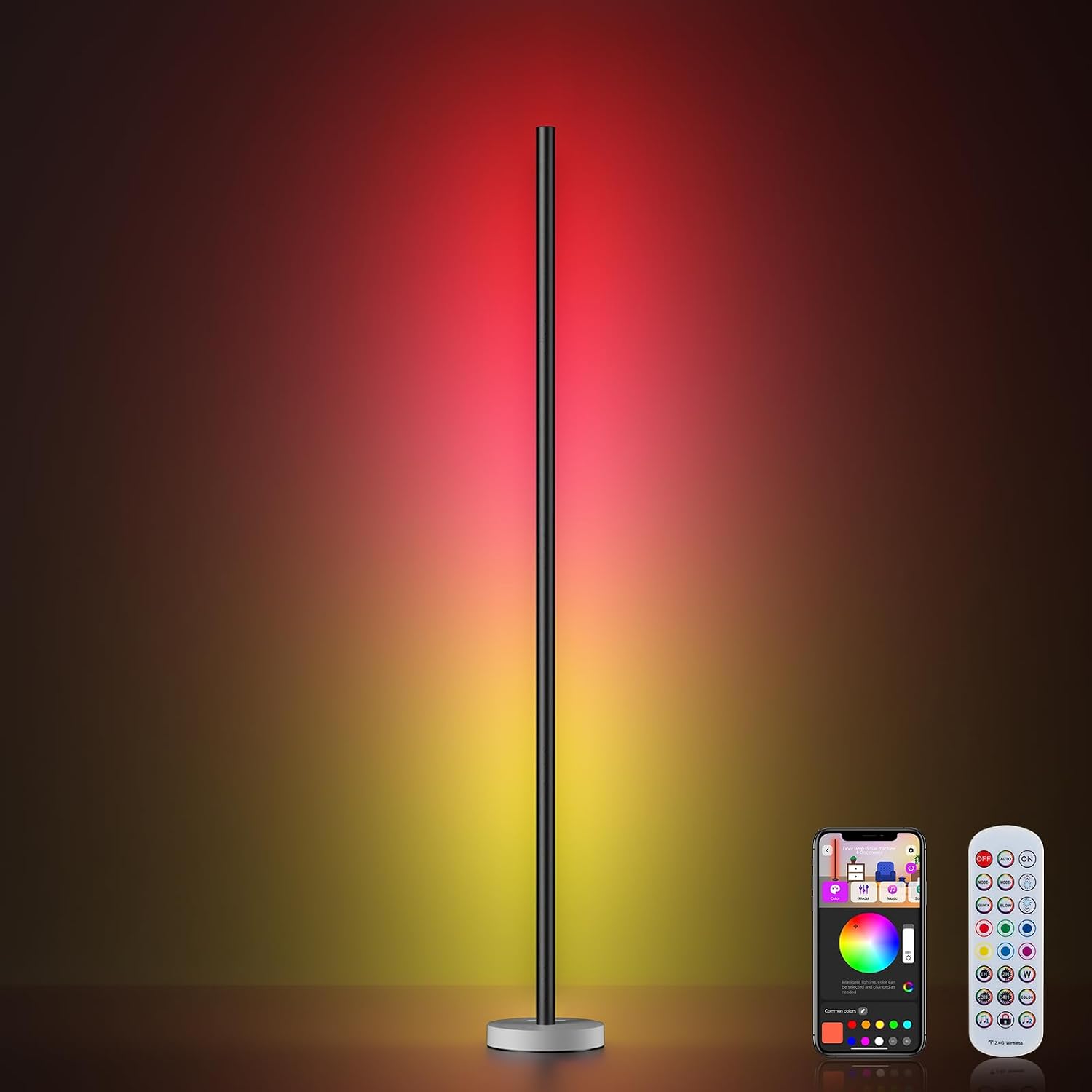 OIYN Smart RGBICW - Lámpara de pie LED de esquina \u2013 16 millone...