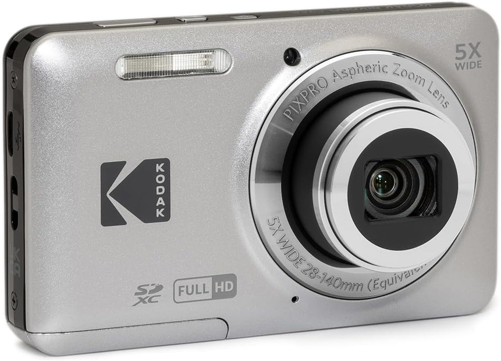 KODAK PIXPRO FZ55-GRY - Cámara digital de sensor CMOS de 16MP con z...