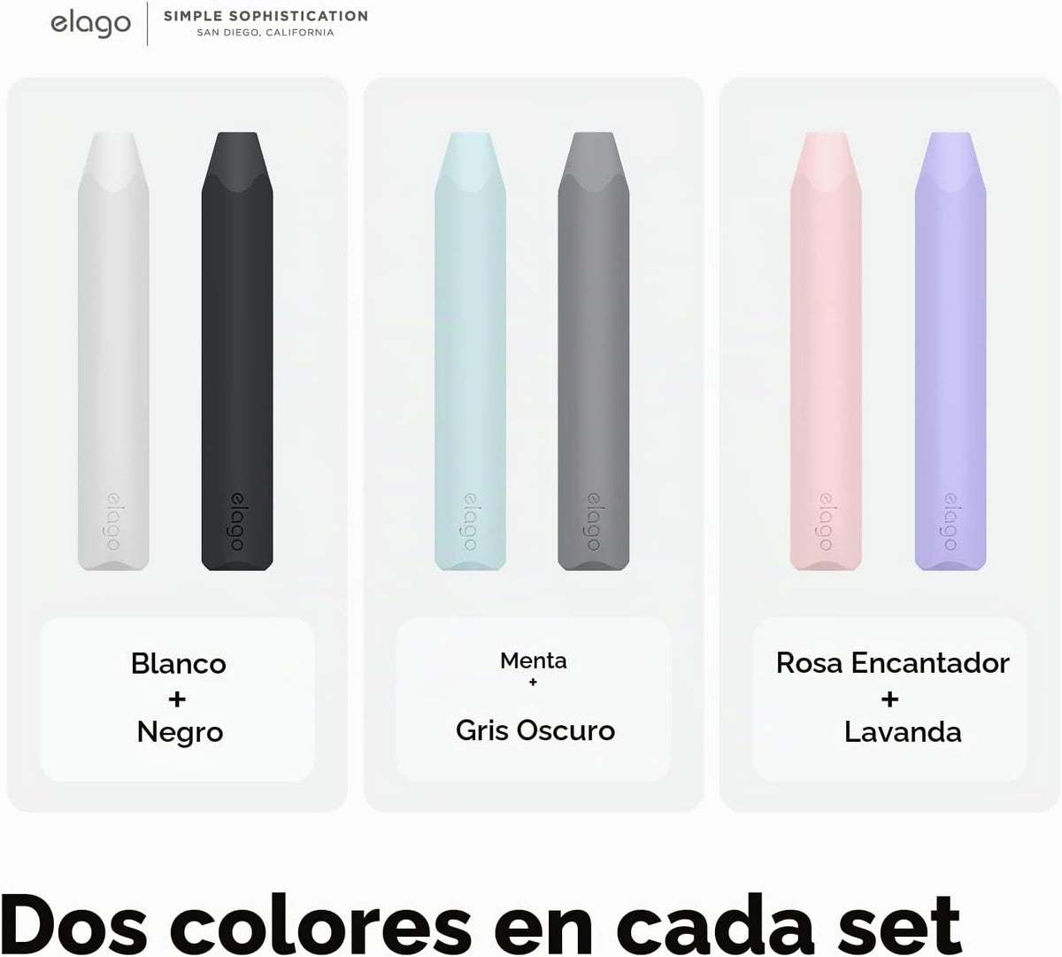 elago Agarre para Apple Pencil Pro, 1ª generación, 2ª generación y...