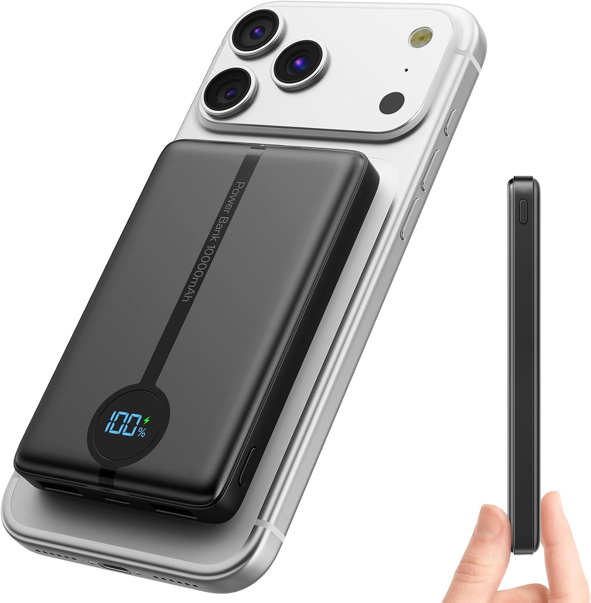 LYAOAO para MagSafe Power Bank 10000mAh, banco de energía magnético...