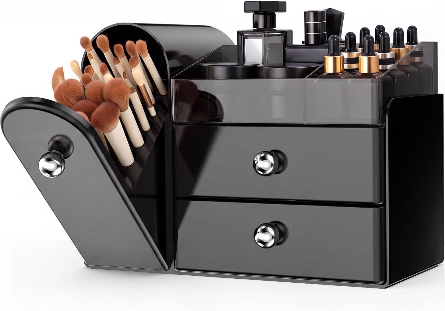 Organizador de Maquillaje, Organizador de Tocador con Soporte para...