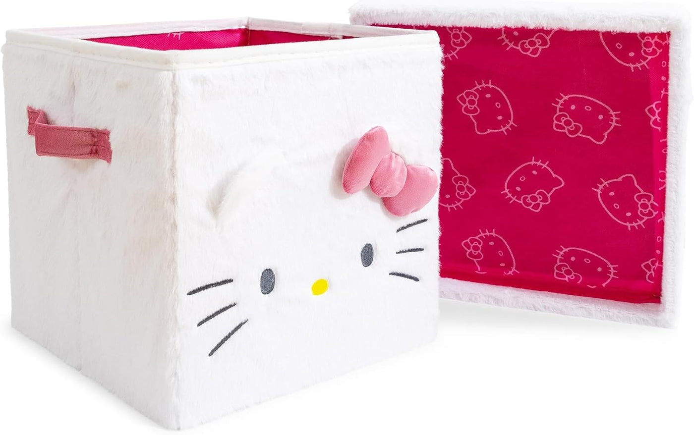 Ukonic Sanrio Hello Kitty - Cubo de almacenamiento de felpa (13 x 1...