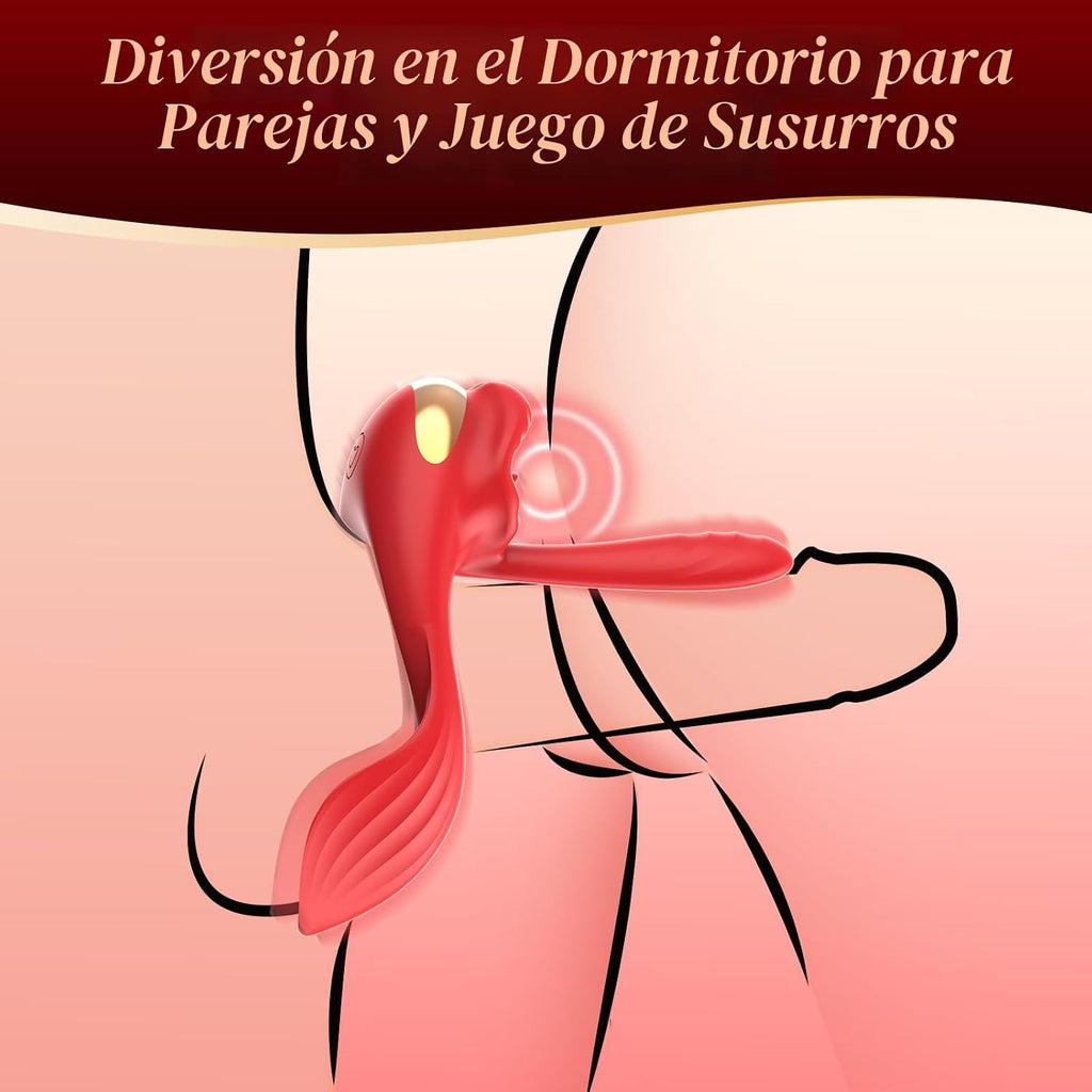 Anillo vibrador para pene con vibrador de punto G de 3 pulgadas - J...