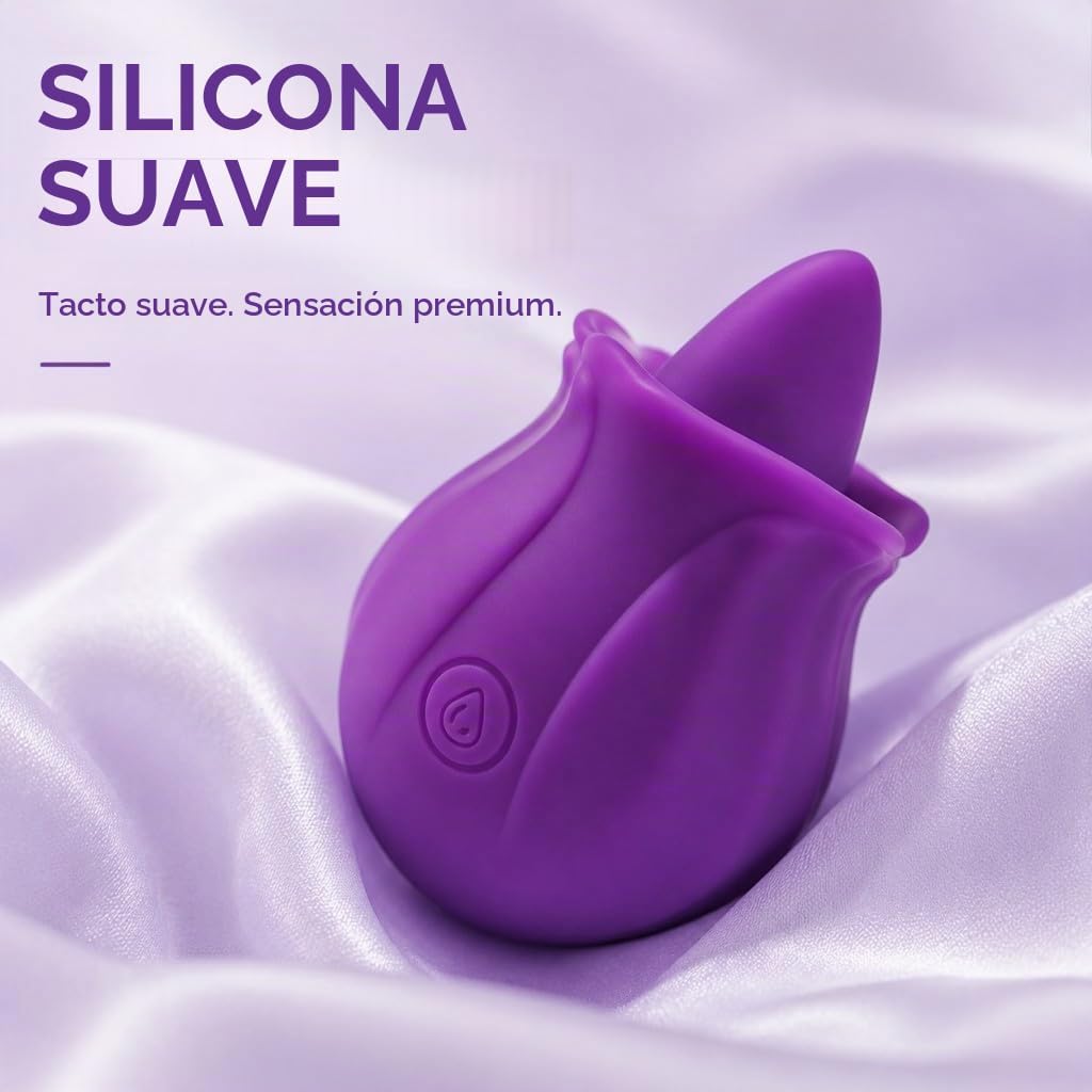 Quiet Clitoral Rose Sex Toys Lengua Lamiendo Vibrador Juguete Adult...