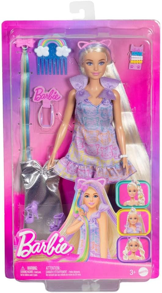 Muñeca Barbie Fun & Fancy y accesorios, muñeca rubia de moda | con...
