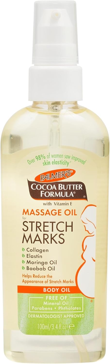Aceite de masaje para estrías de Palmer's para embarazo y cambios d...